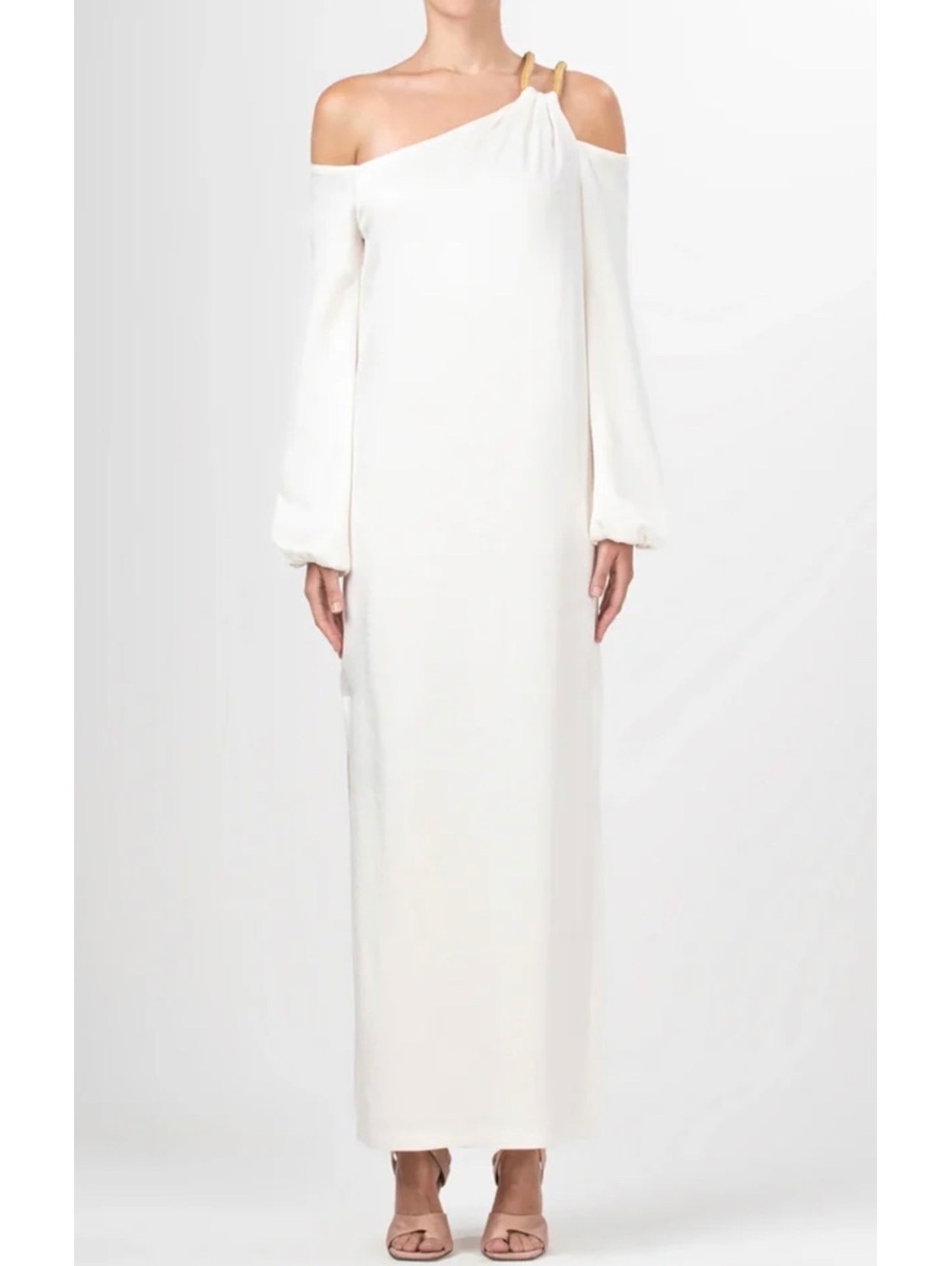NWT Silva Tcherassi Slip One Shoulder Maxi ADA Dress Medium